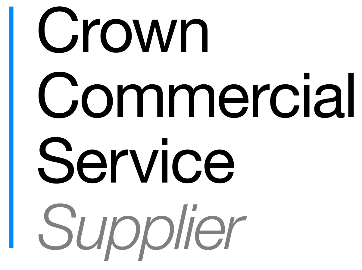 Logo reading: Crown Commercial Service Supplier